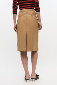 Jupe midi en coton - Tiger'S Eye