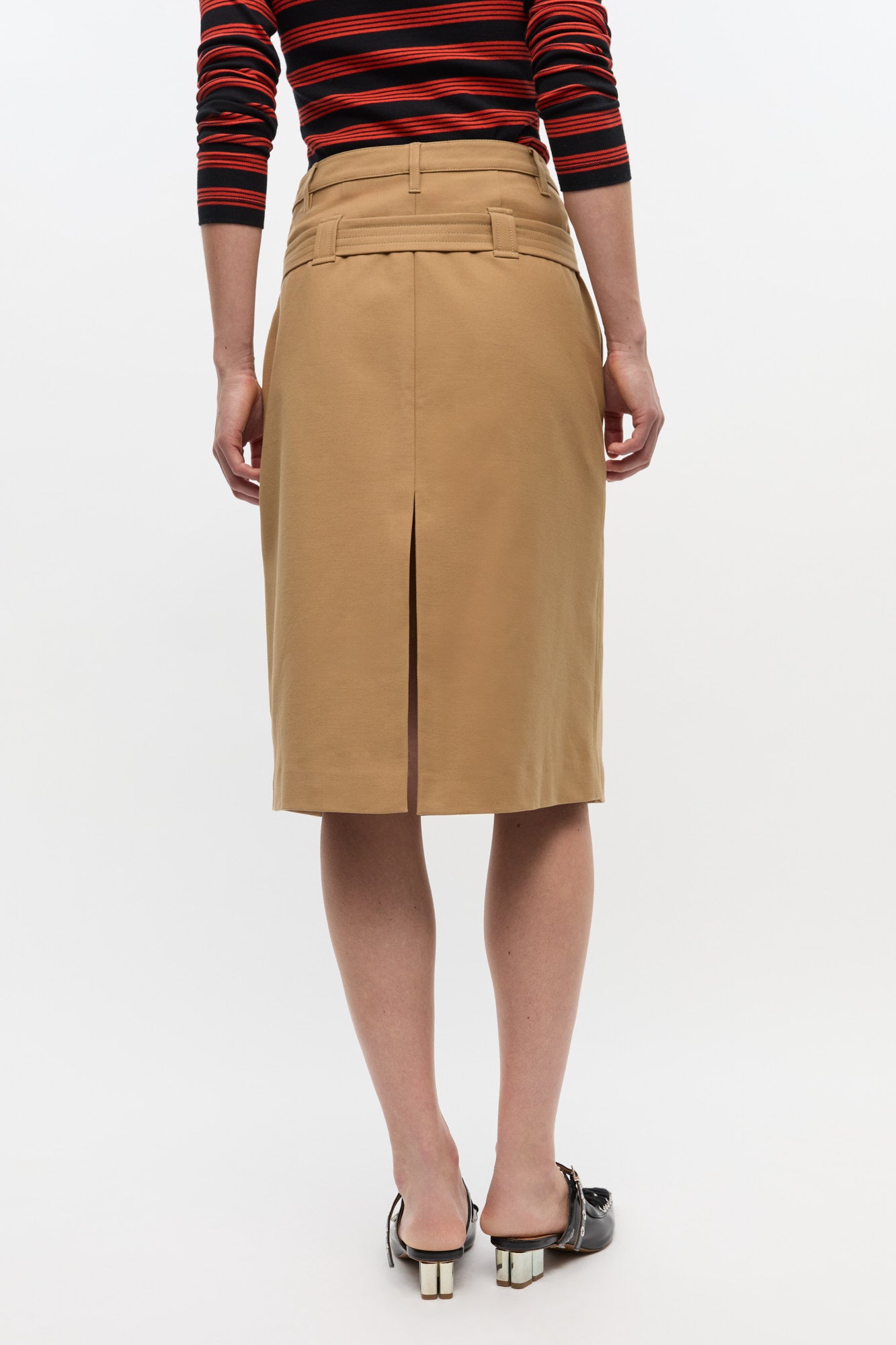 Jupe midi en coton - Tiger'S Eye