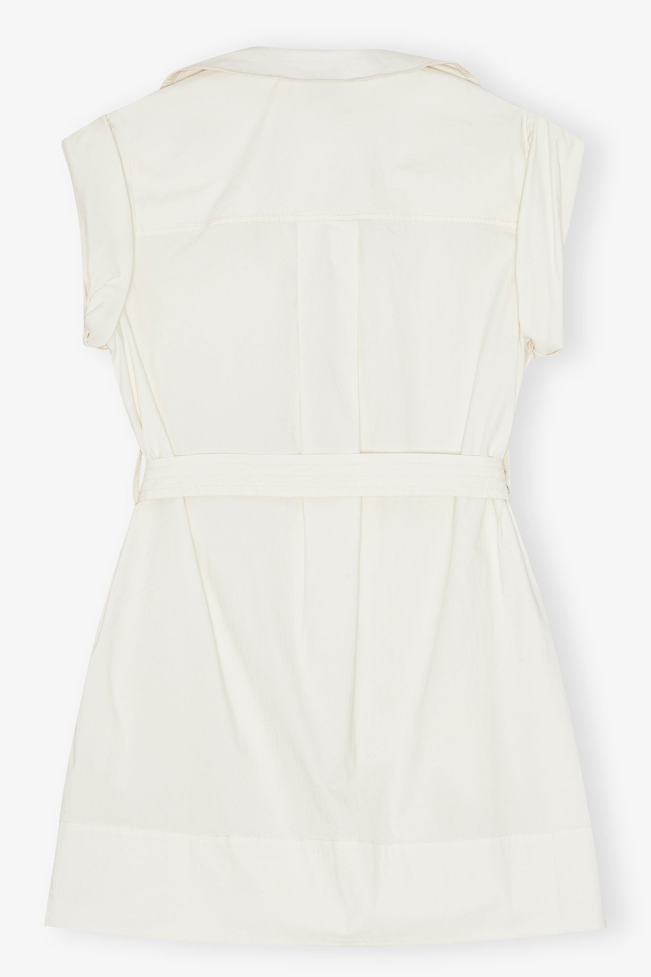 Robe courte en coton - Egret