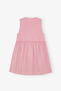 Robe courte délavée en coton - Bleached Mauve