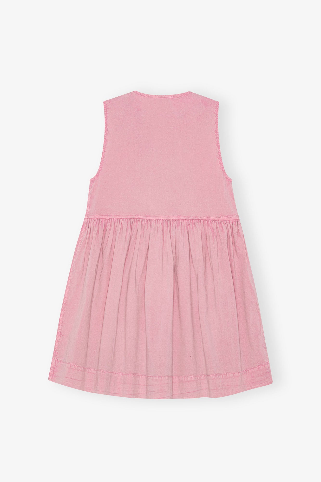 Robe courte délavée en coton - Bleached Mauve