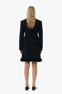 Blazer ajusté en crêpe - Black