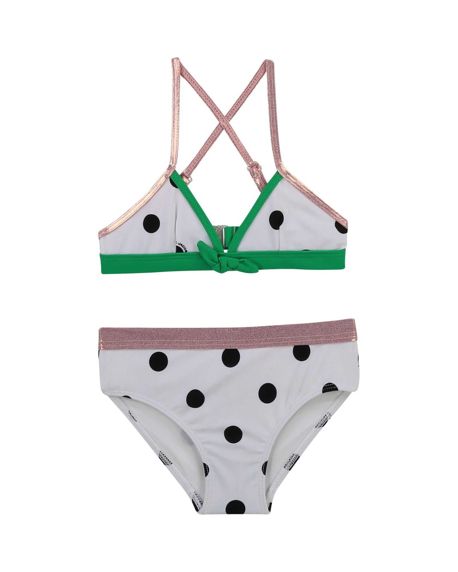 2-piece swimming costume - White Black