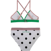 2-piece swimming costume - White Black