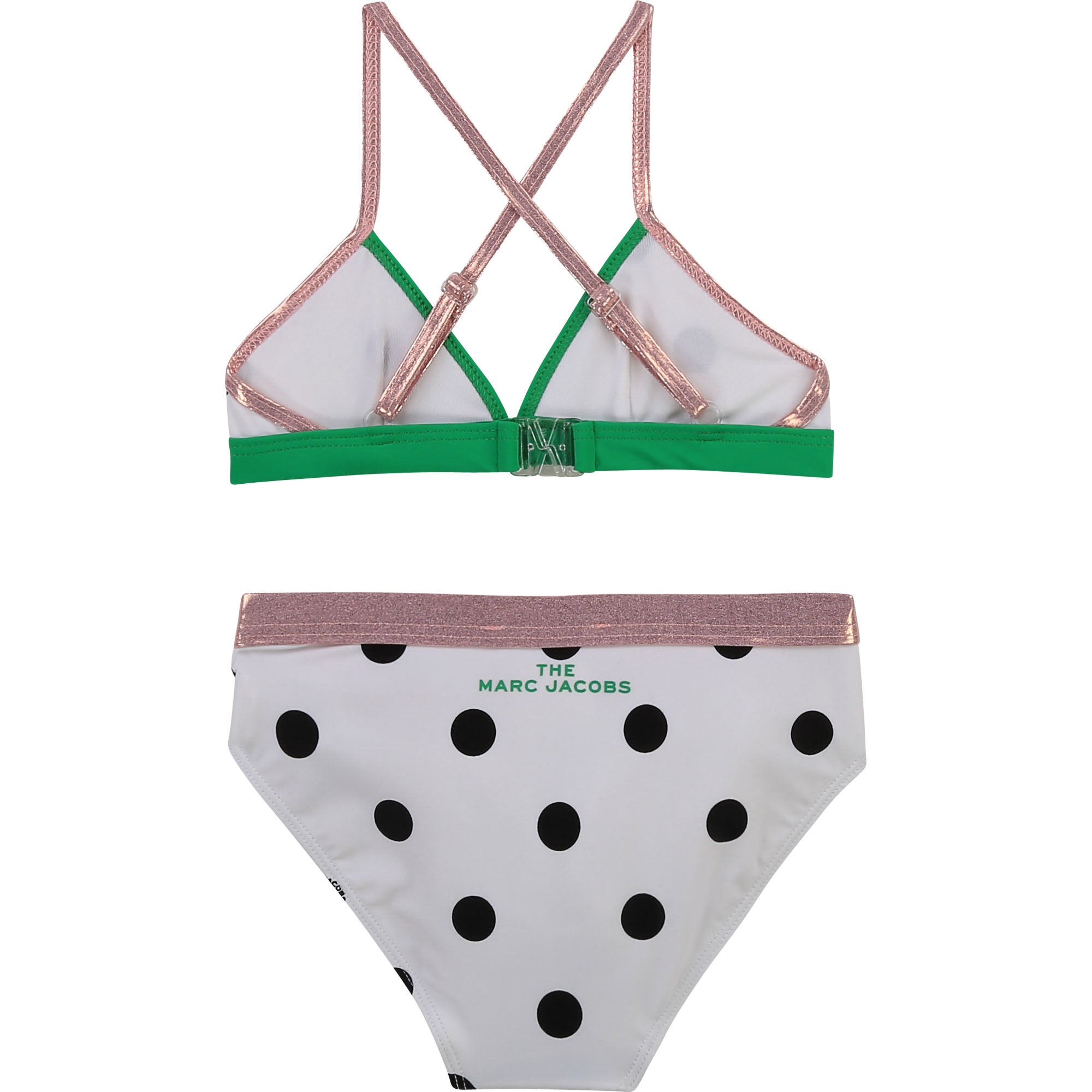 2-piece swimming costume - White Black