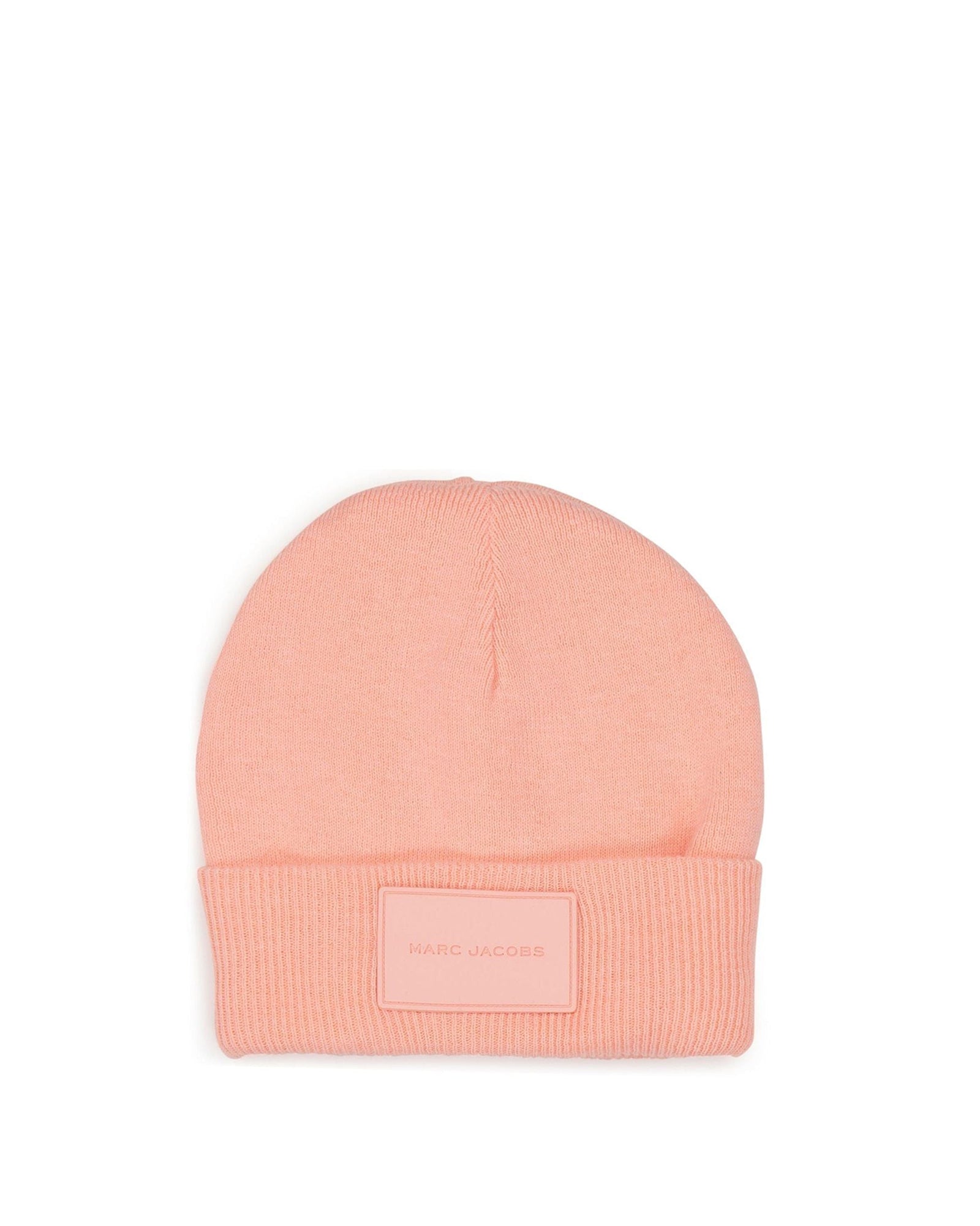 Bonnet avec étiquette gomme siglée - Rose candy