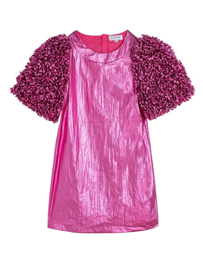 MARC JACOBS Robe de cérémonie en tissu irisé - Pink Atomic