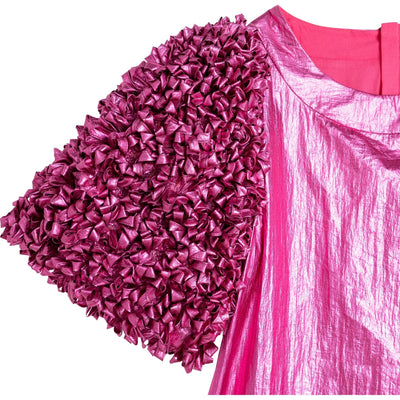 MARC JACOBS Robe de cérémonie en tissu irisé - Pink Atomic