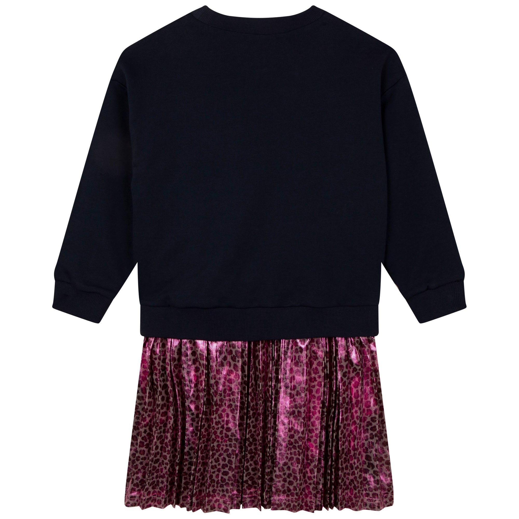 Robe bi-matière - Dark blue