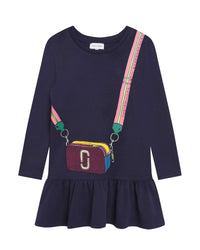 Robe en coton - Blue Indigo