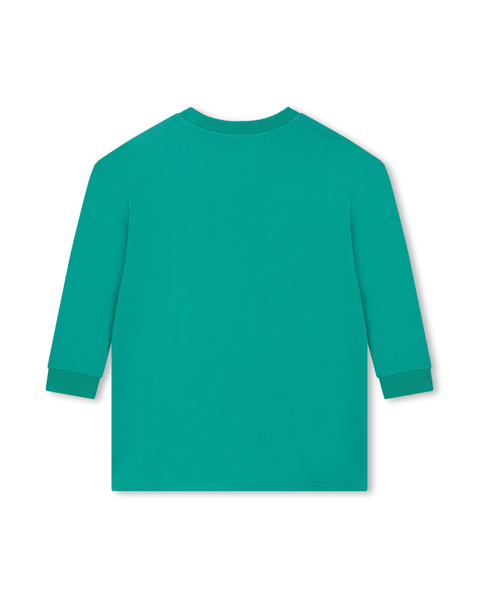 Robe avec logo en coton - Vert