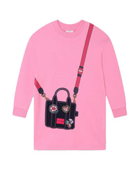 Robe en coton - Rose candy