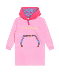 Robe à capuche en coton - Rose Candy