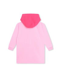 Robe à capuche en coton - Rose Candy