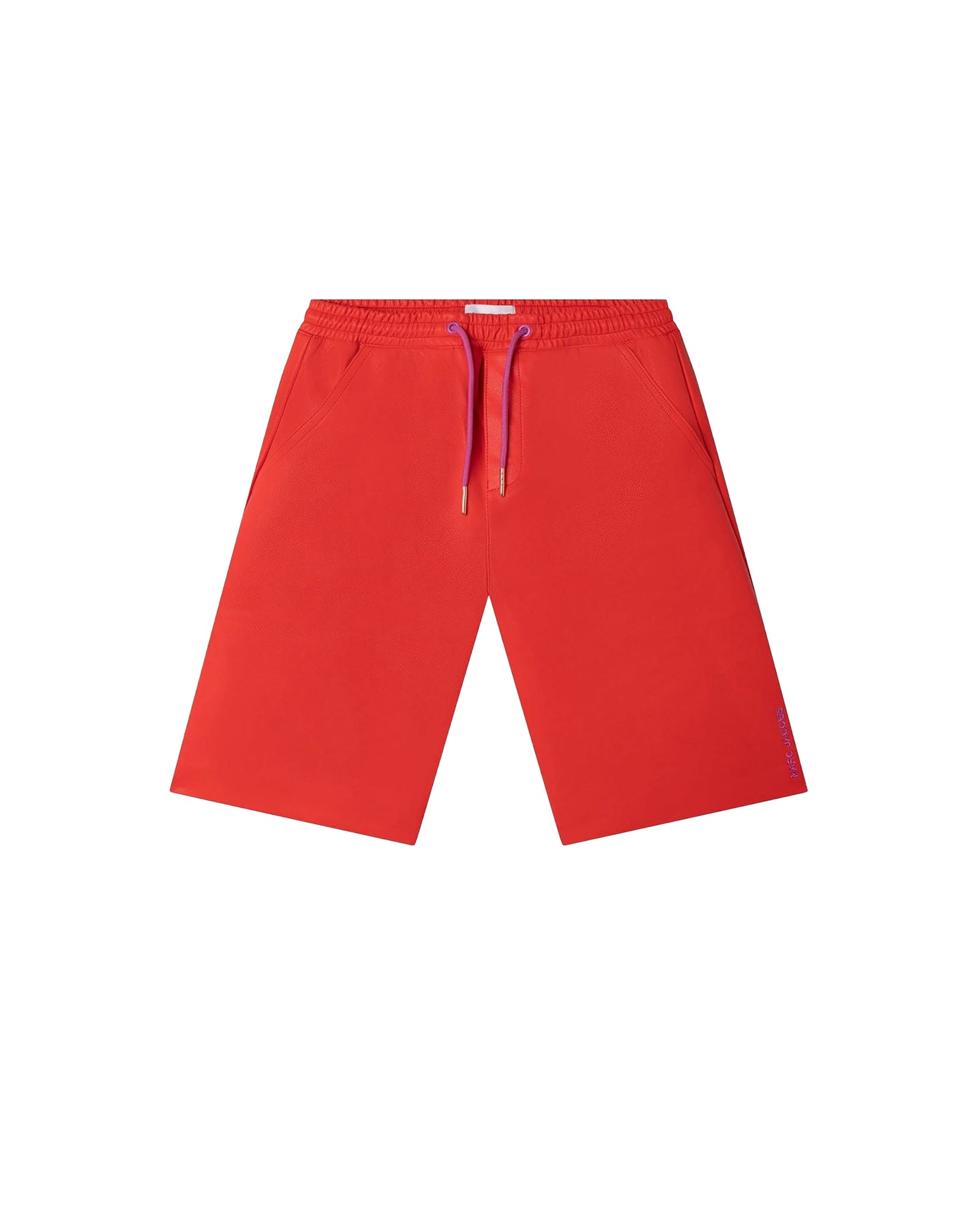 Jupe culotte en effet cuir - Bright Orange