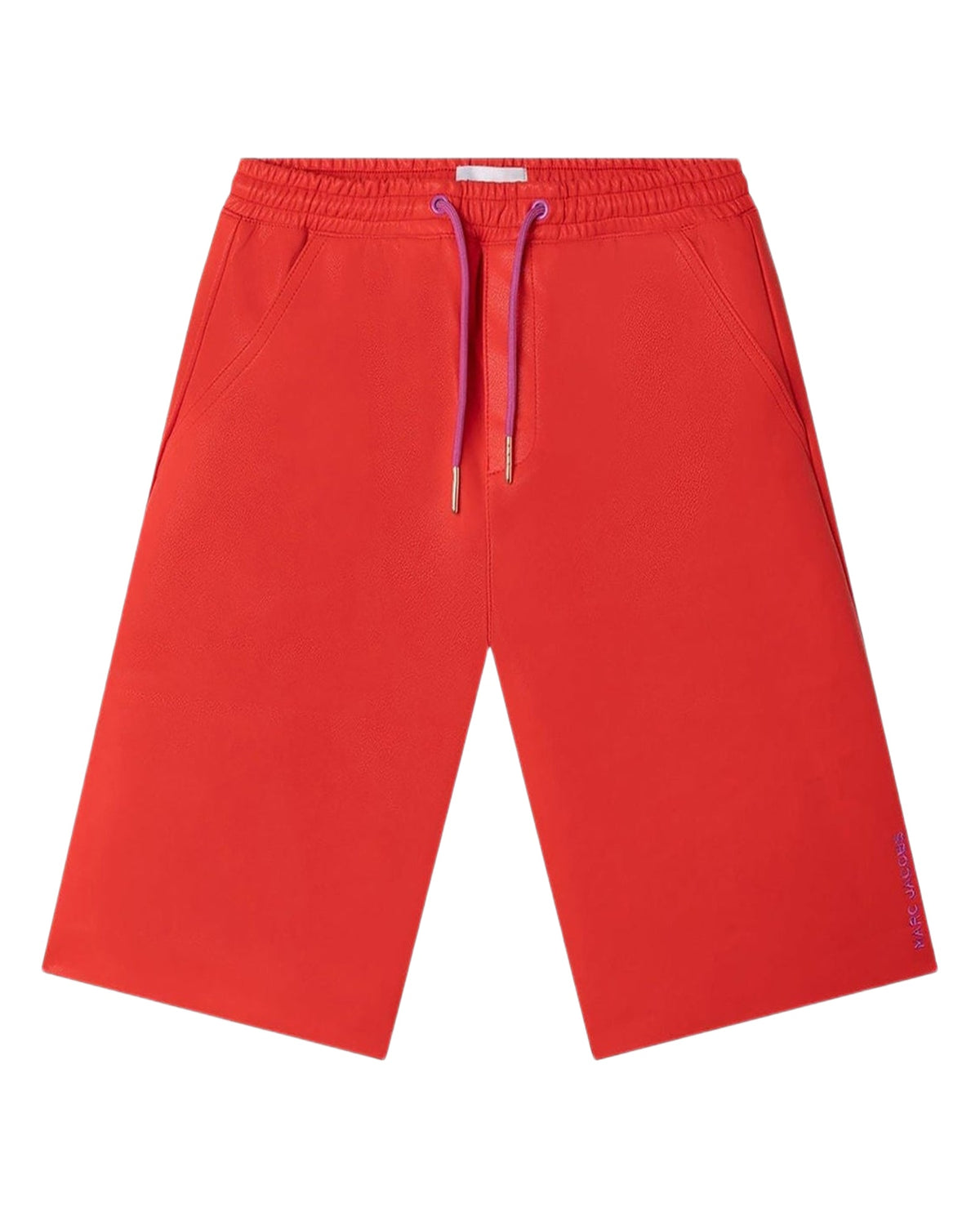 Jupe culotte en similicuir - Bright Orange