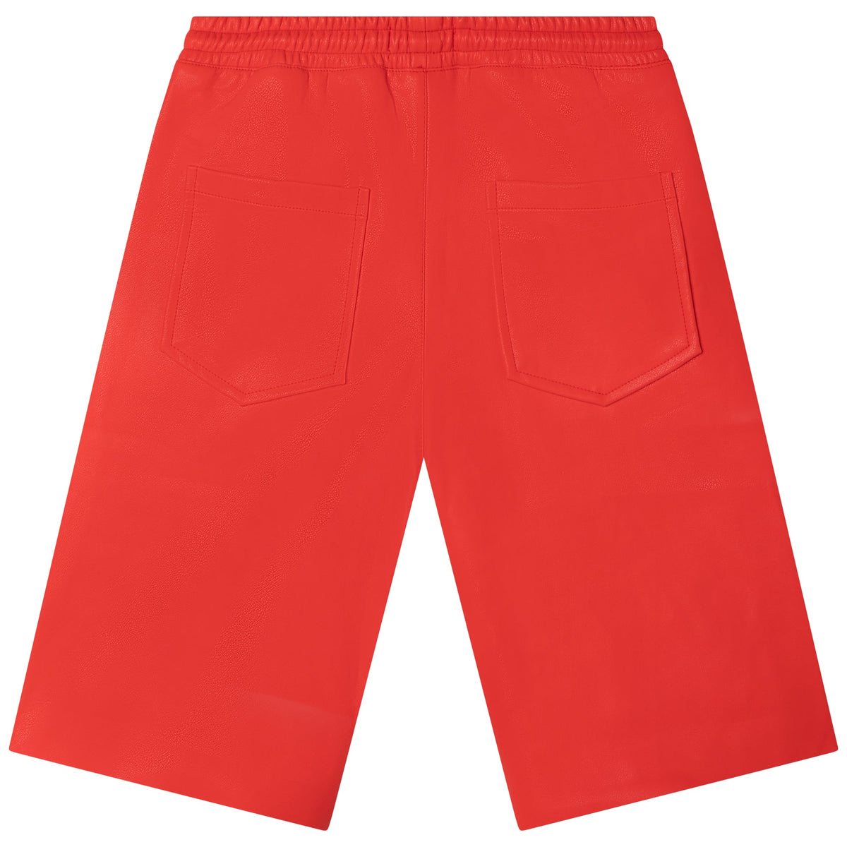 Jupe culotte en similicuir - Bright Orange