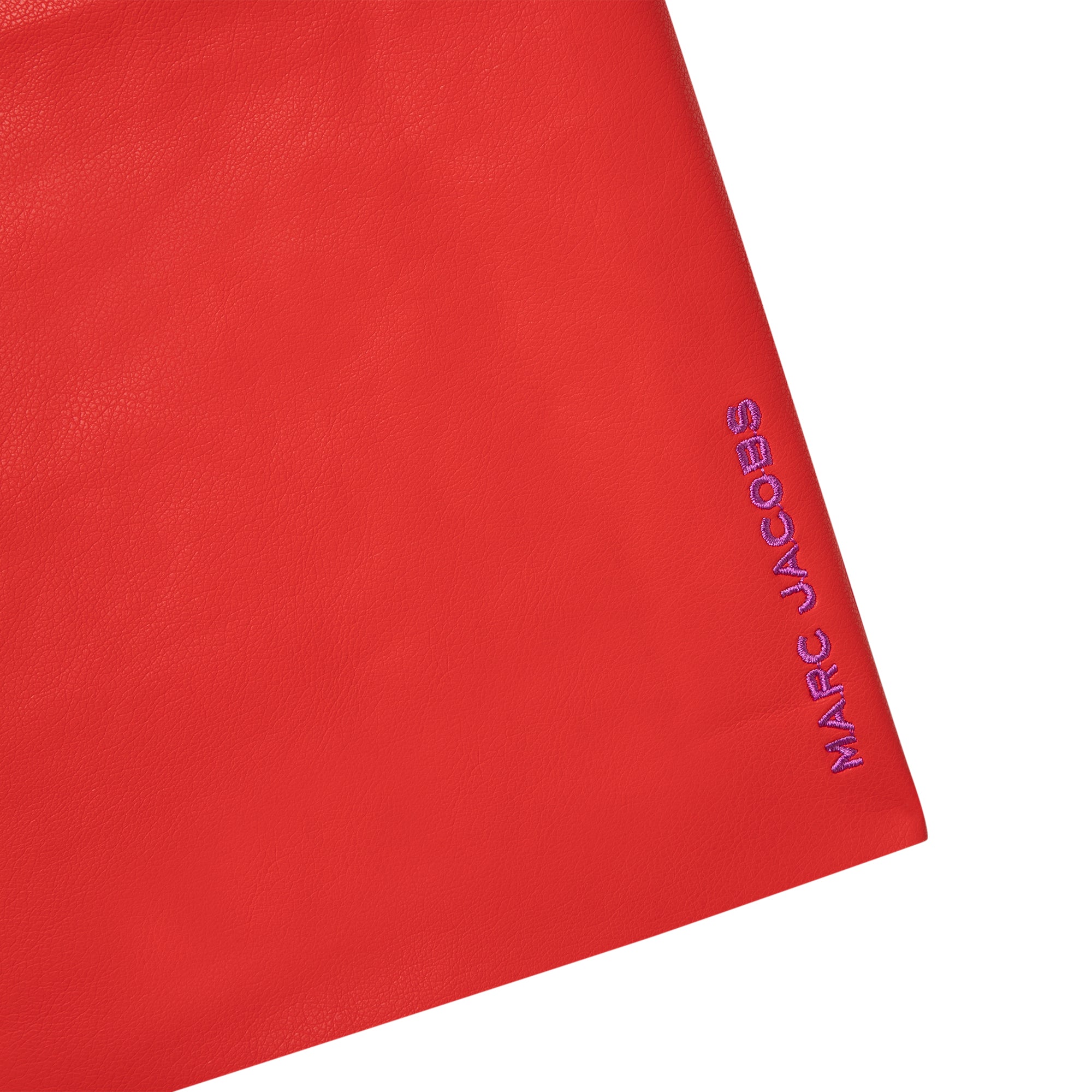 Jupe culotte en effet cuir - Bright orange