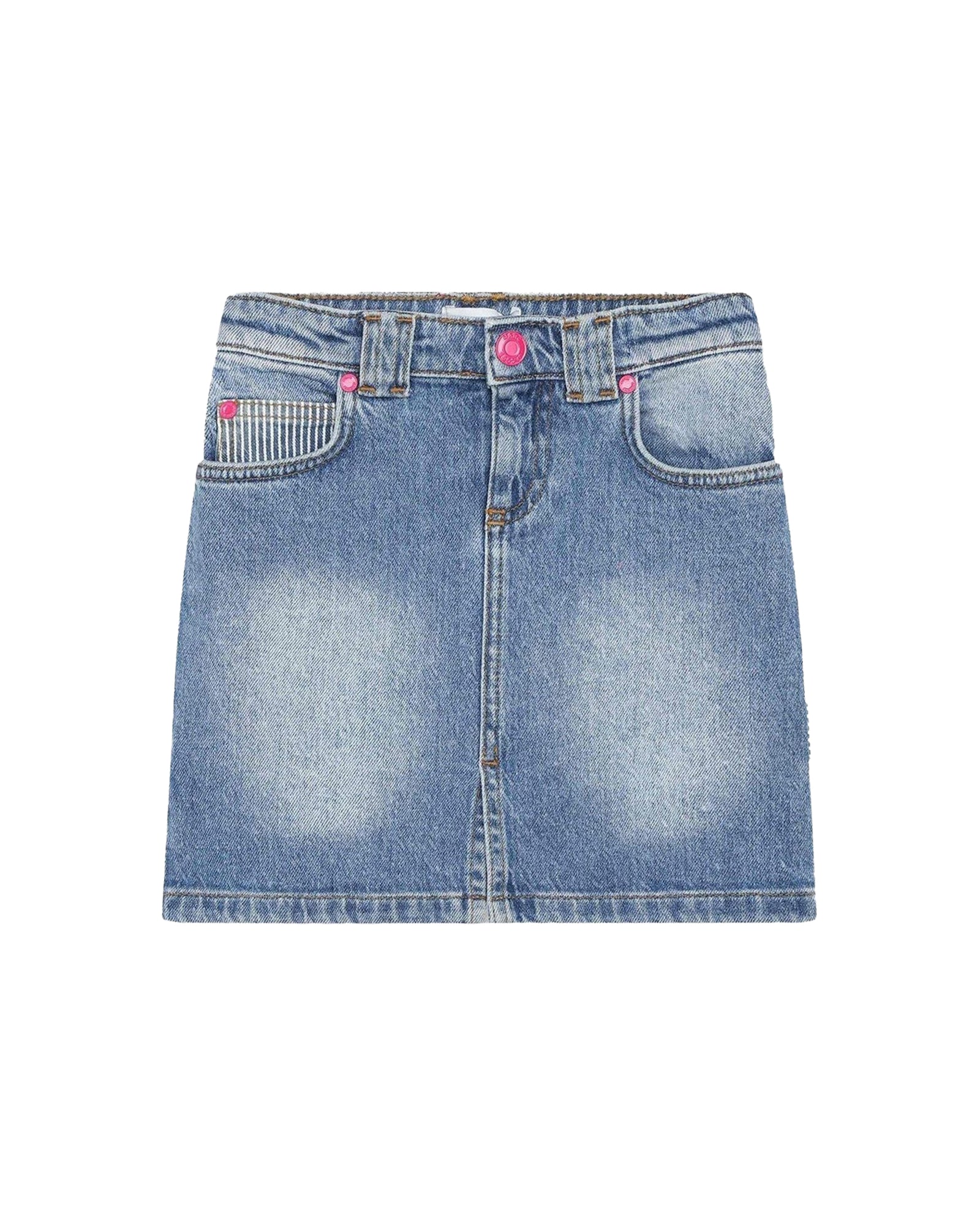 Jupe 5 poches en denim - Denim Blue