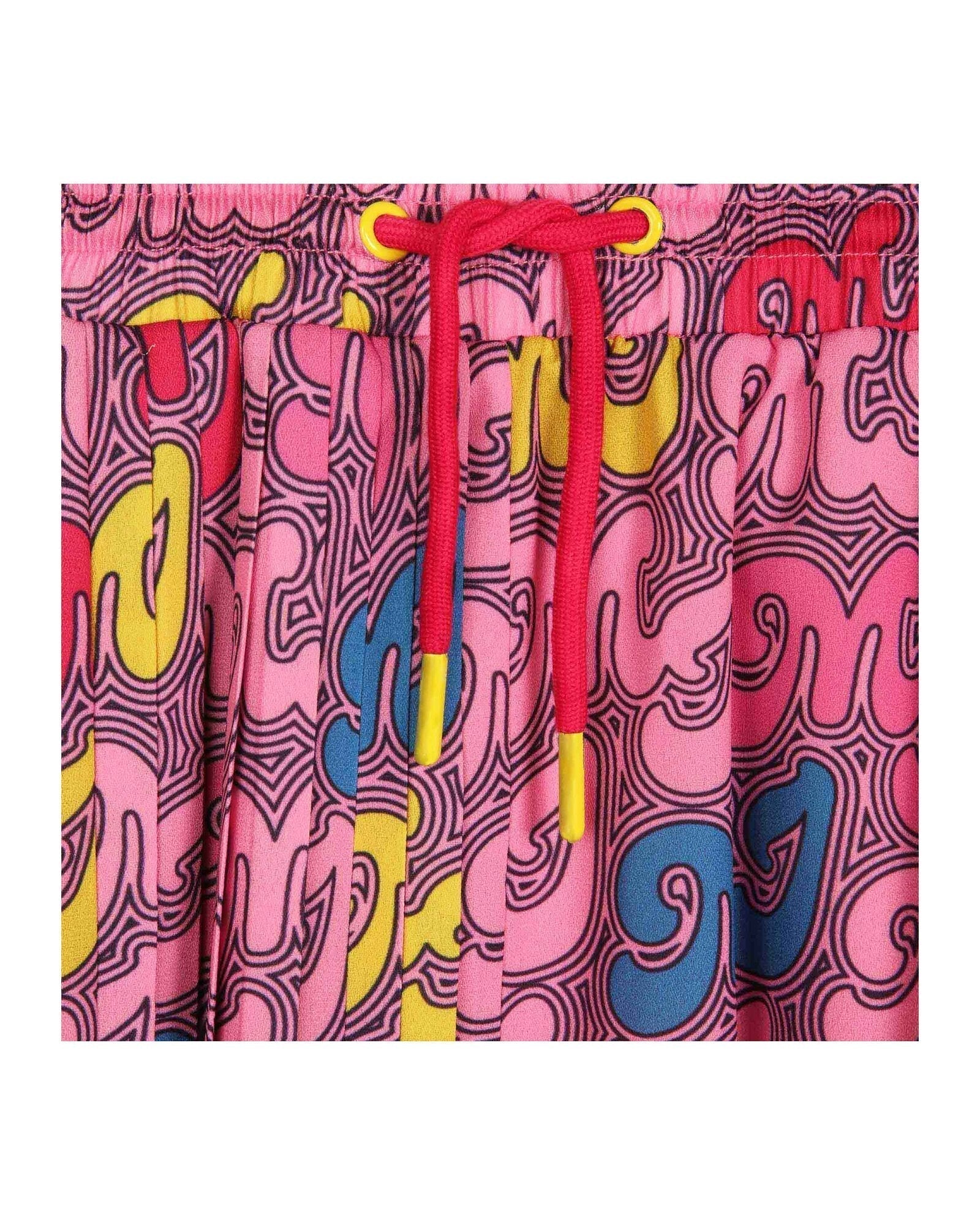 Jupe jacquard plissée - Rose Candy