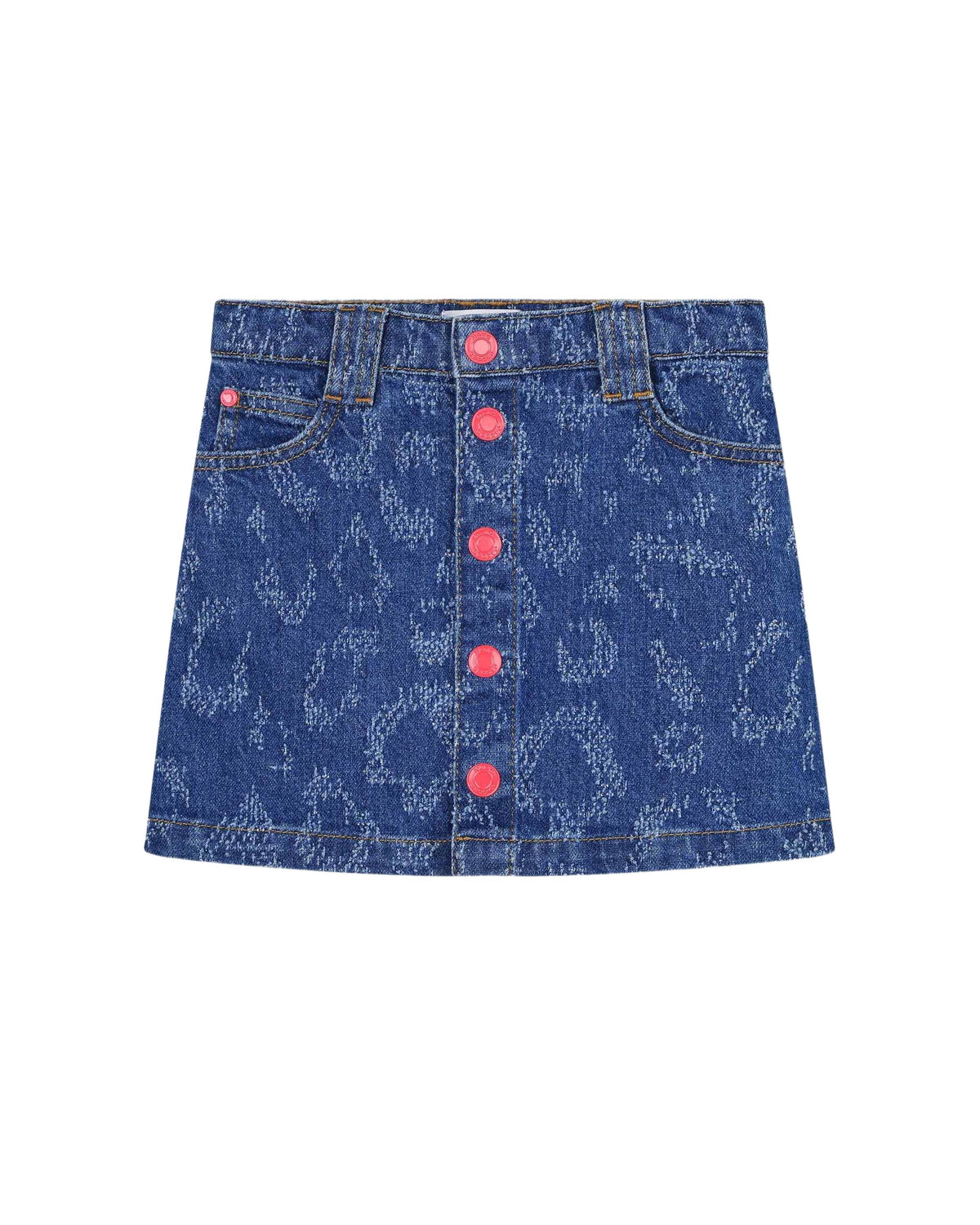 Jupe denim en coton - Denim Blue