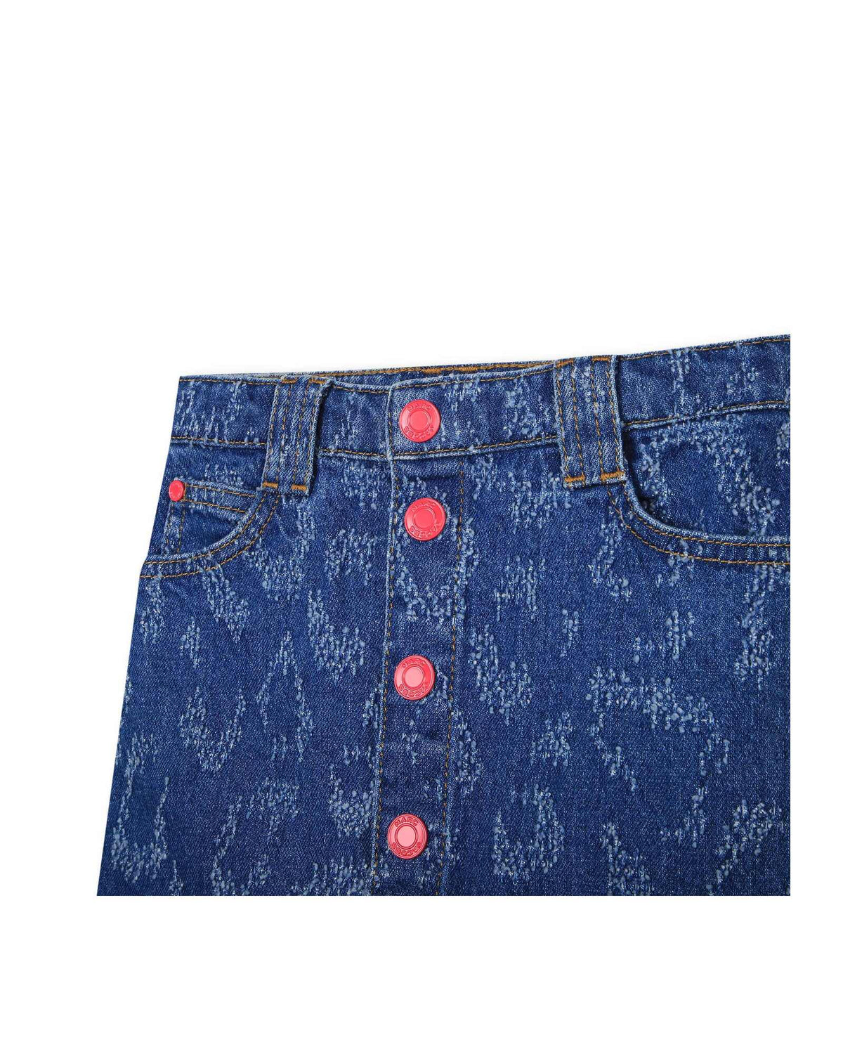 Jupe denim en coton - Denim Blue