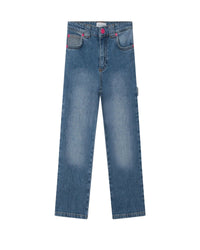 Pantalon 5 poches en denim - Denim Blue