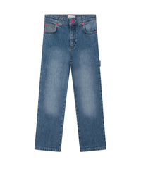 5-pocket denim trousers - Denim blue