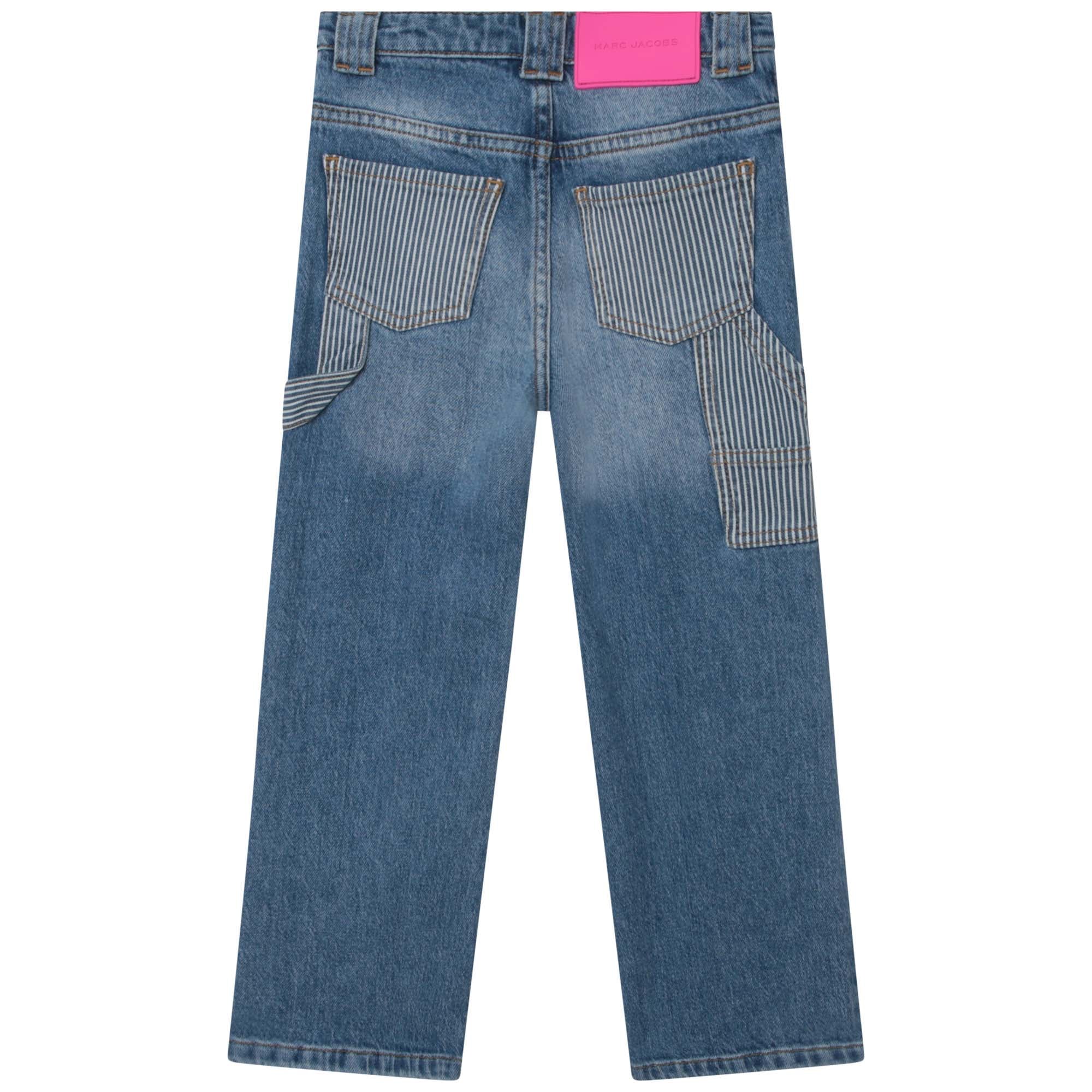5-pocket denim trousers - Denim blue