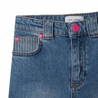 Pantalon 5 poches en denim - Denim Blue