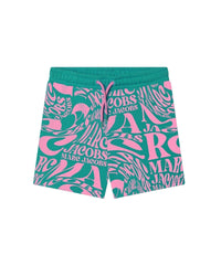Cotton shorts - Tropic Green