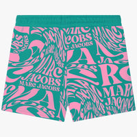 Short en coton - Vert tropic