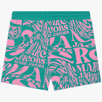 Short en coton girl - Vert Tropic