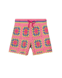 Short en crochet - Rose candy