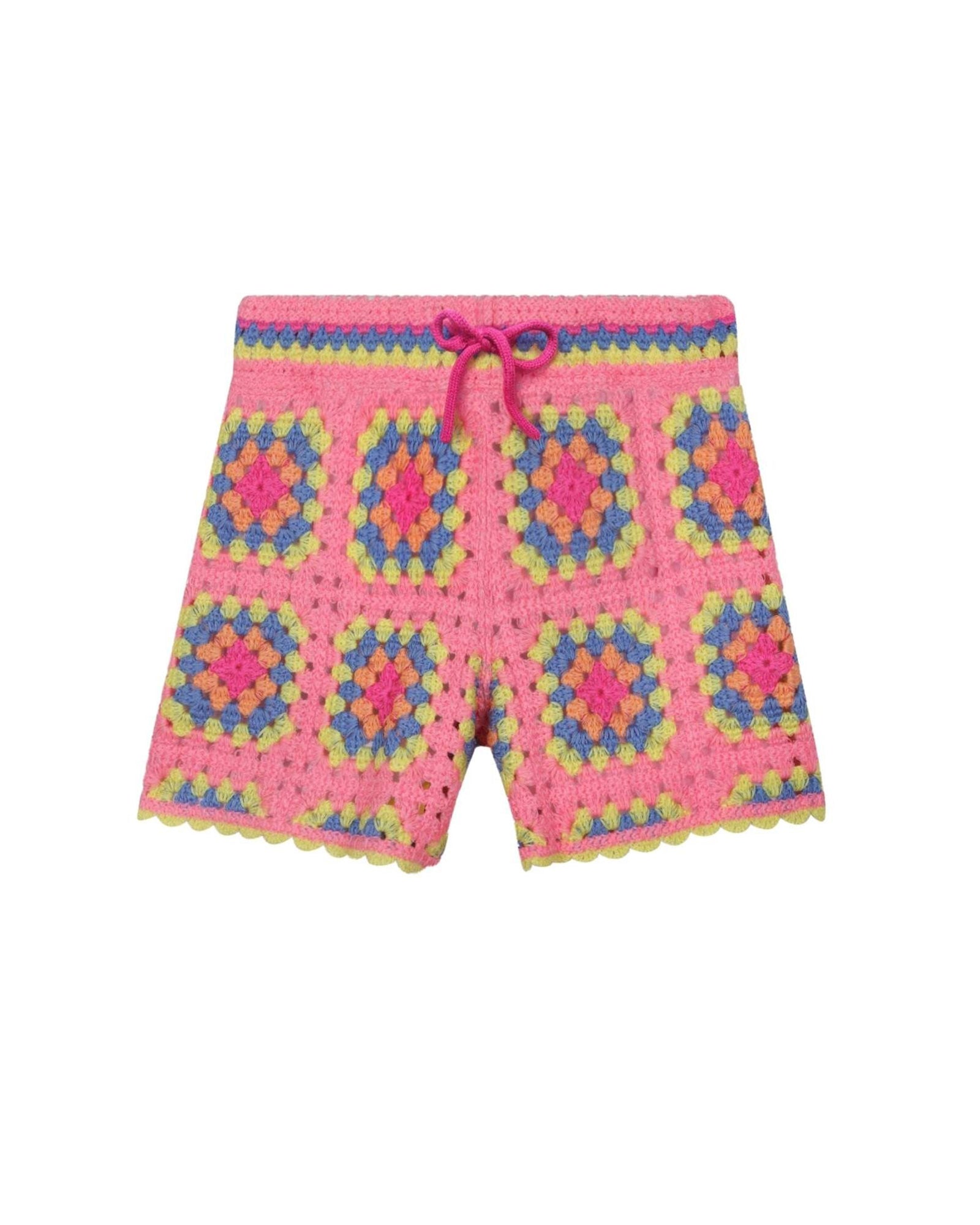 Short en crochet - Rose candy