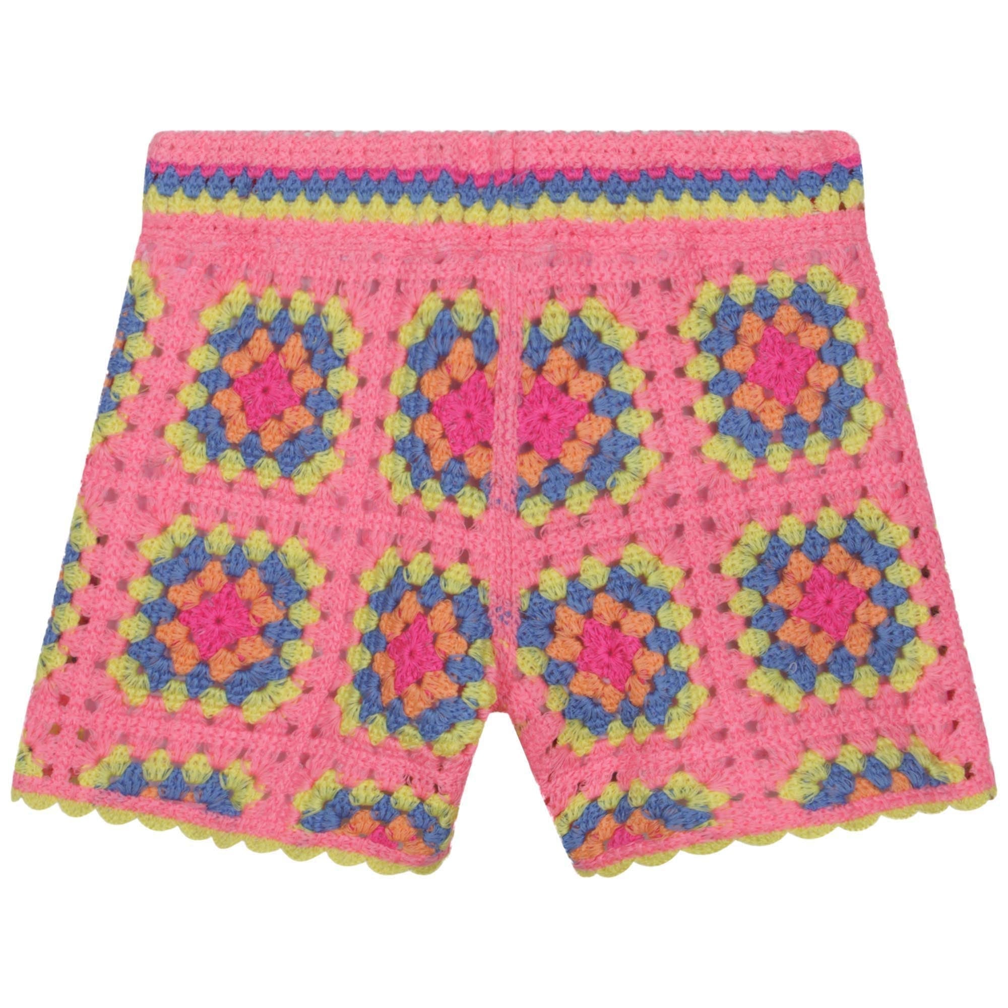 Short en crochet - Rose candy