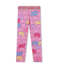 Pantalon legging en imprimé - Rose Candy