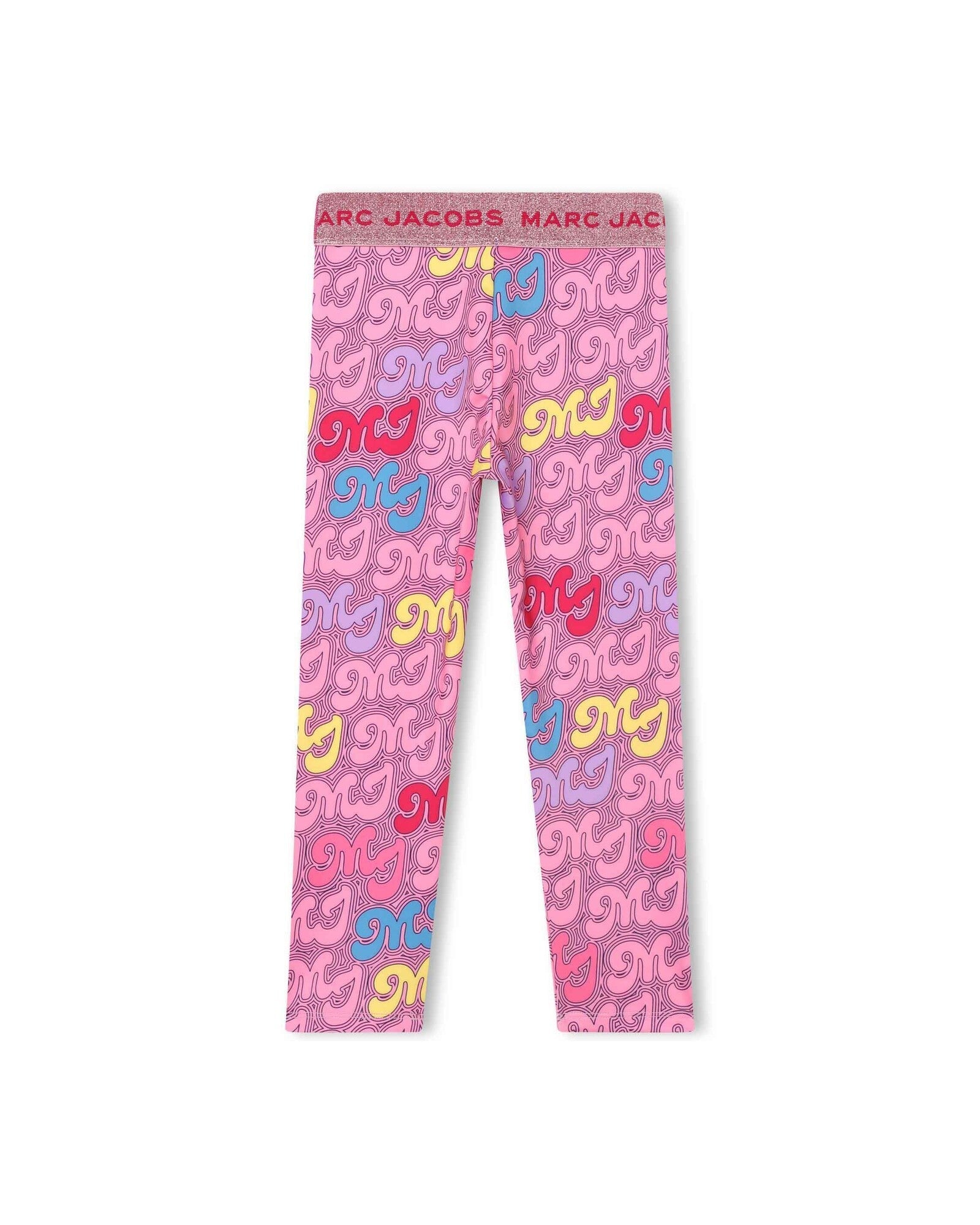 Pantalon legging en imprimé MJ - Rose candy