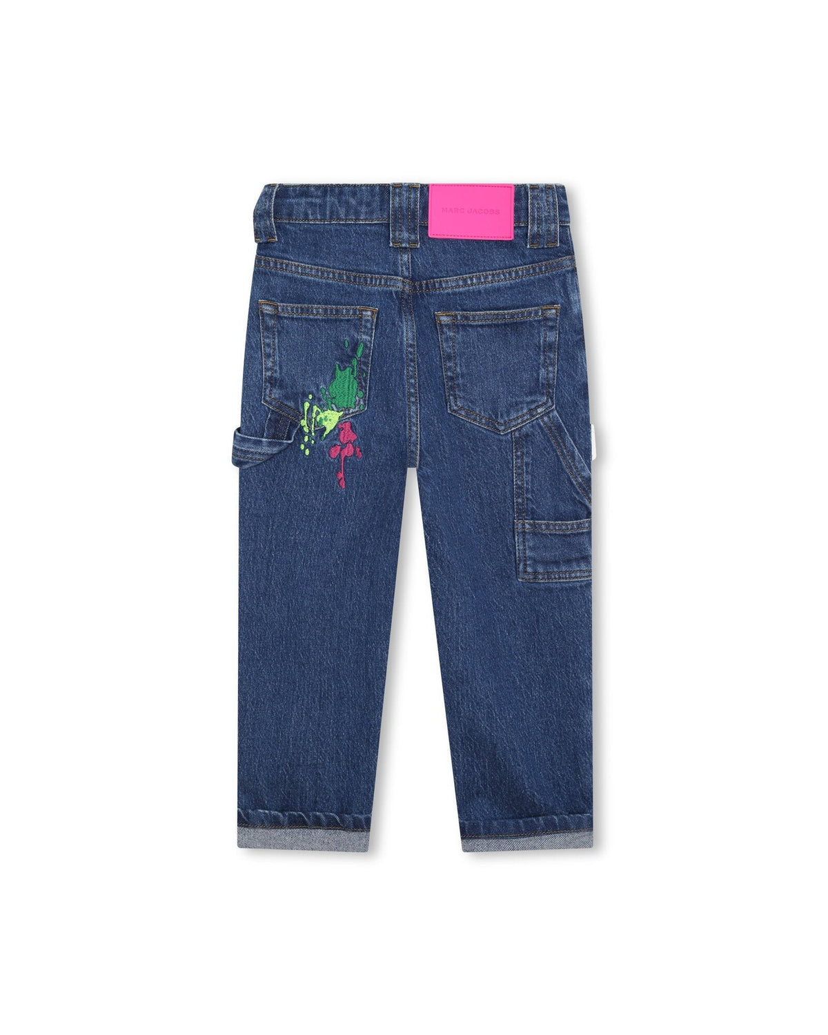 Pantalon denim en coton - Denim Blue