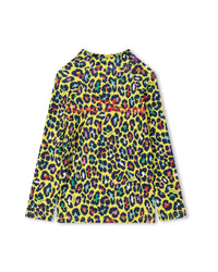 Cheetah all-over anti-UV T-shirt - Citrus