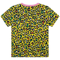 Cheetah all-over T-shirt - Citrus