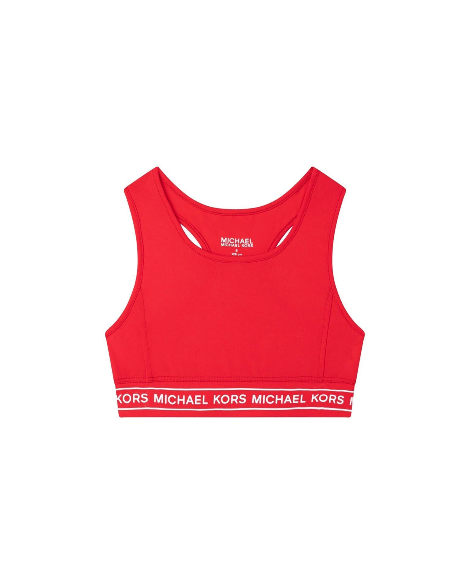 Brassière de sport pailleté - Rouge Bandan