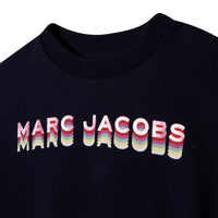 Sweatshirt crop en coton - Dark blue