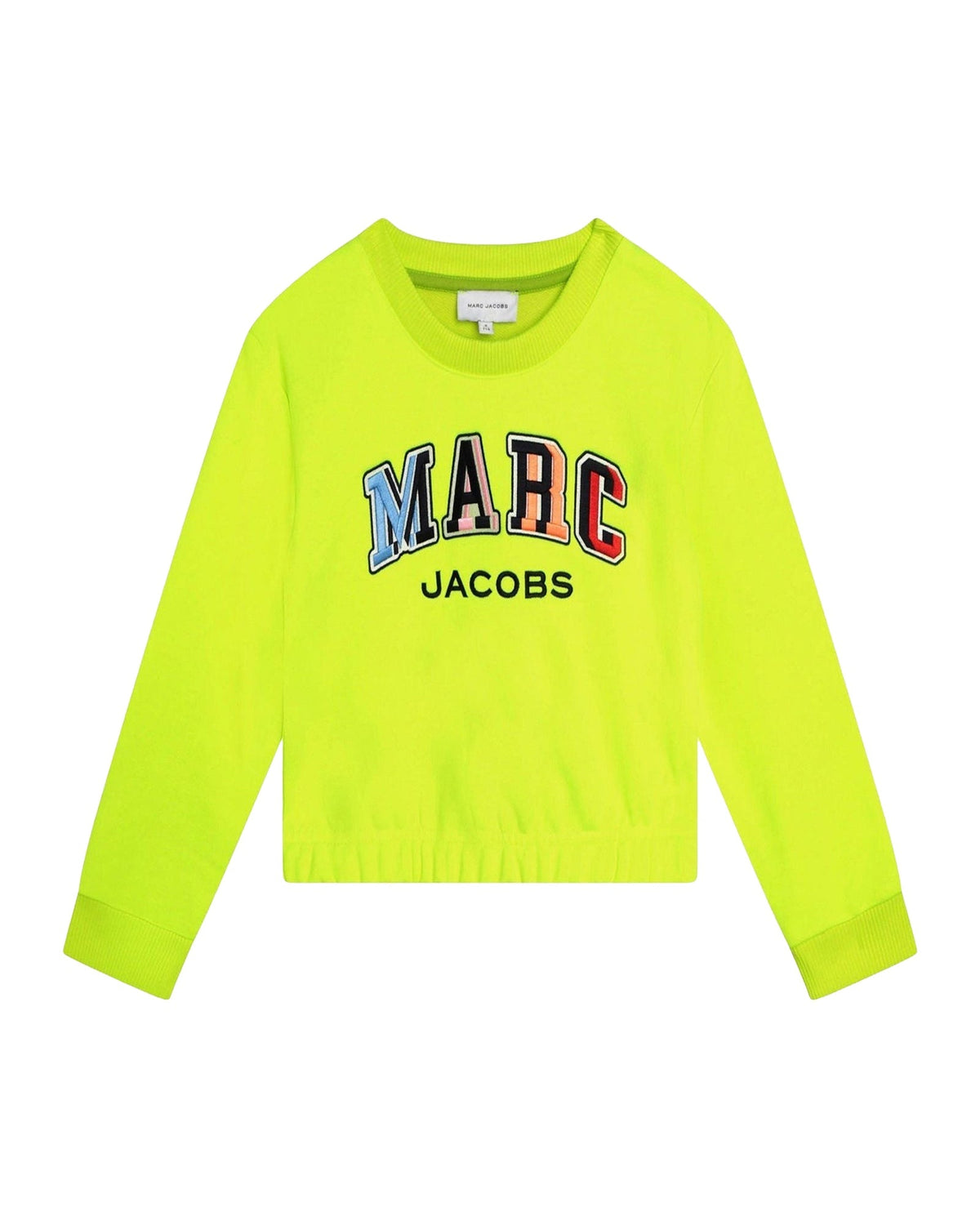 Sweatshirt court - Jaune Fluo