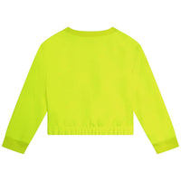 Sweatshirt court - Jaune Fluo