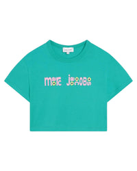 T-shirt court avec illustration - Vert Tropic