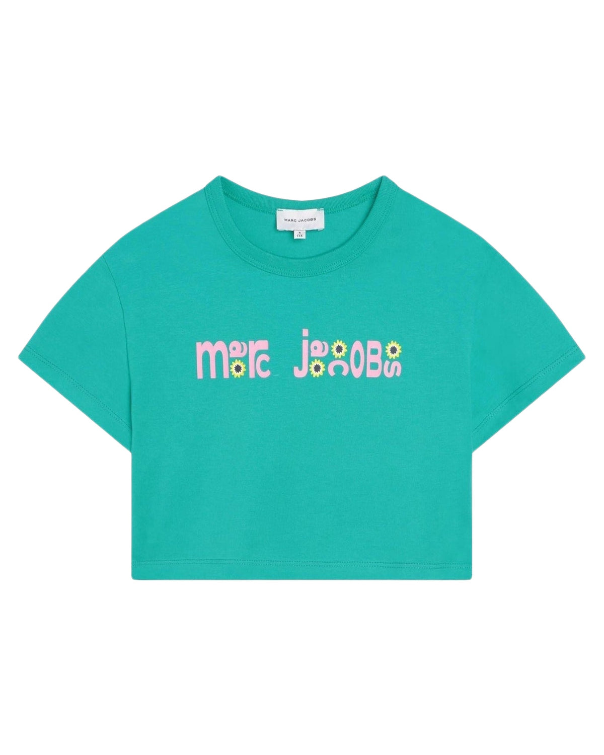 T-shirt court avec illustration - Vert Tropic