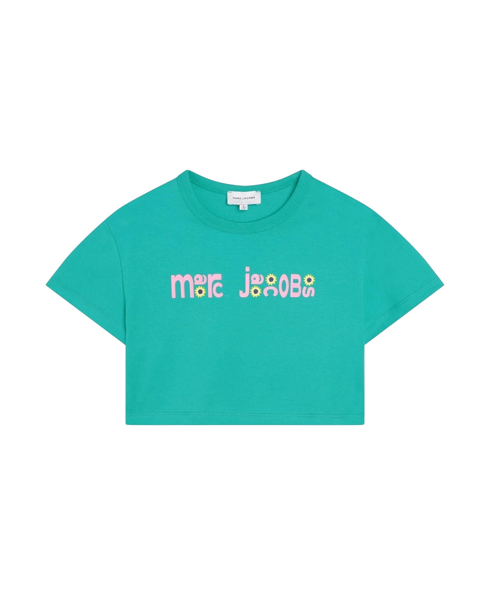 T-shirt court en coton - Vert Tropic