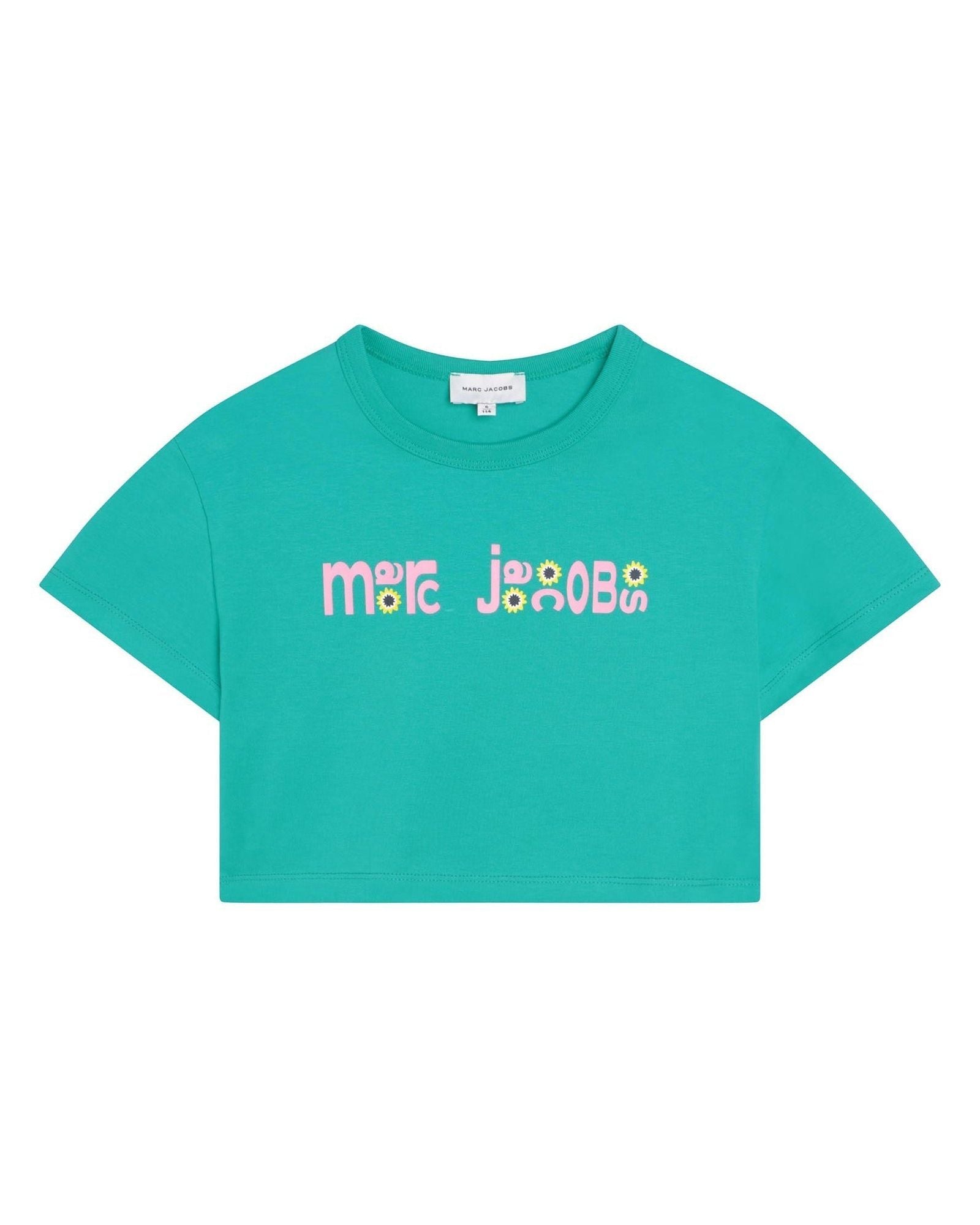 Short cotton T-shirt - Tropic green