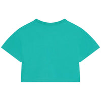 T-shirt court avec illustration - Vert Tropic